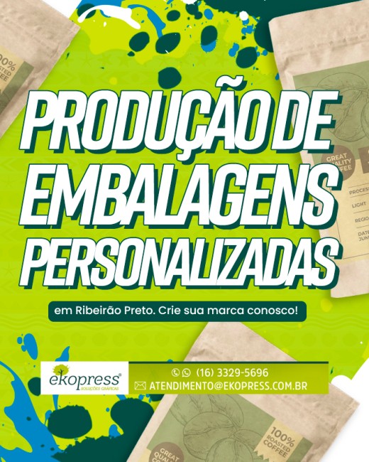 Produção de Embalagens Personalizadas em Ribeirão Preto Crie Sua Marca