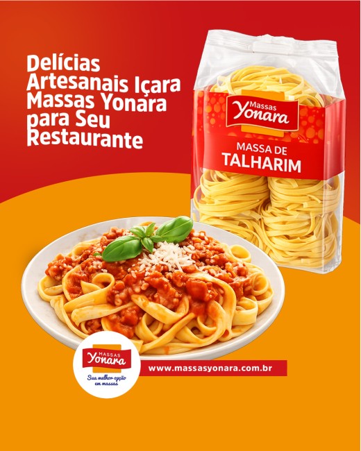 Delícias Artesanais Içara Massas Yonara para Seu Restaurante