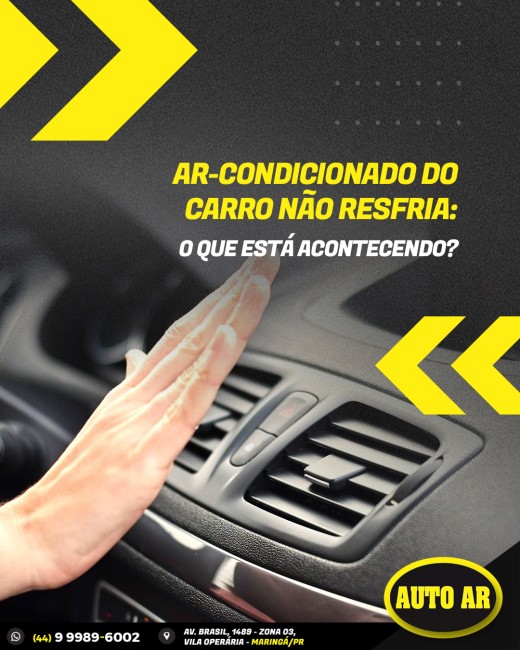 Ar-condicionado do carro não resfria: o que está acontecendo?
