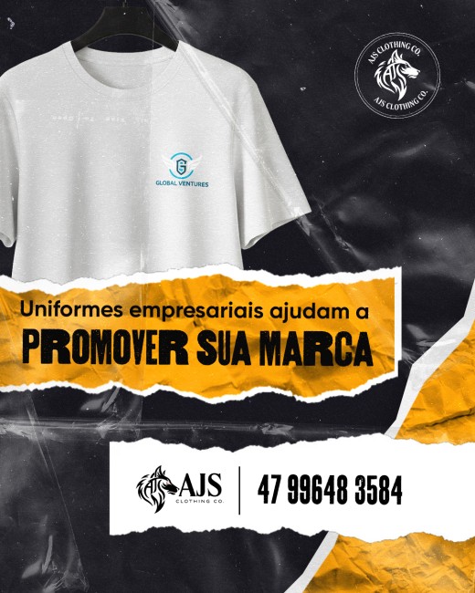 Uniformes empresariais ajudam a promover sua marca