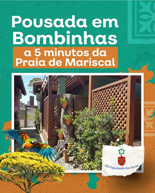 Pousada em Bombinhas a 5 minutos da Praia de Mariscal