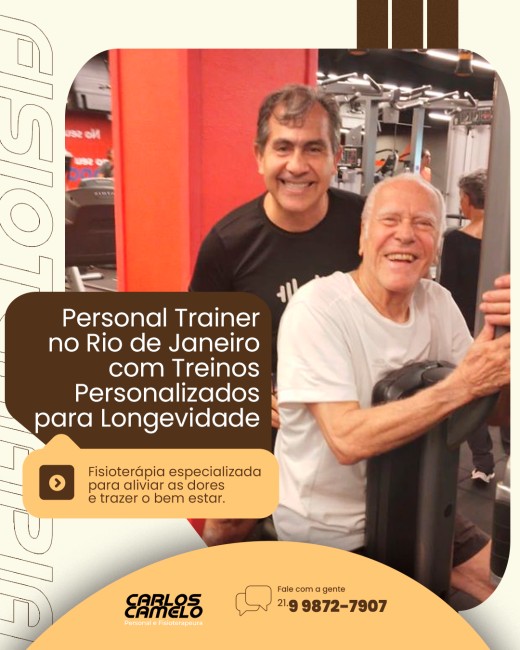Personal Trainer no Rio de Janeiro com Treinos Personalizados para Longevidade