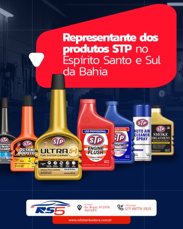 Representante dos produtos STP no Espírito Santo e Sul da Bahia