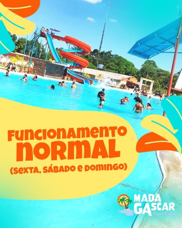 Funcionamento normal (Sexta, sábado e domingo)