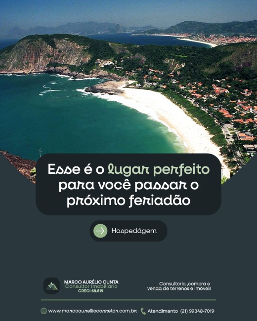 Esse é o lugar perfeito para você passar o próximo feriadão