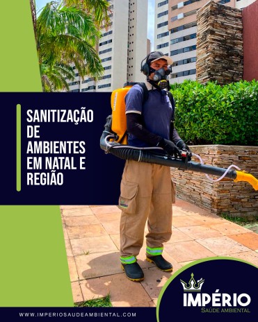 Sanitização de ambientes em Natal e região metropolitana