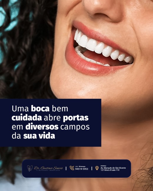 Uma boca bem cuidada abre portas em diversos campos da sua vida