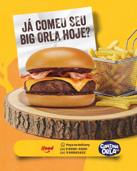 Já comeu seu Big Orla hoje?