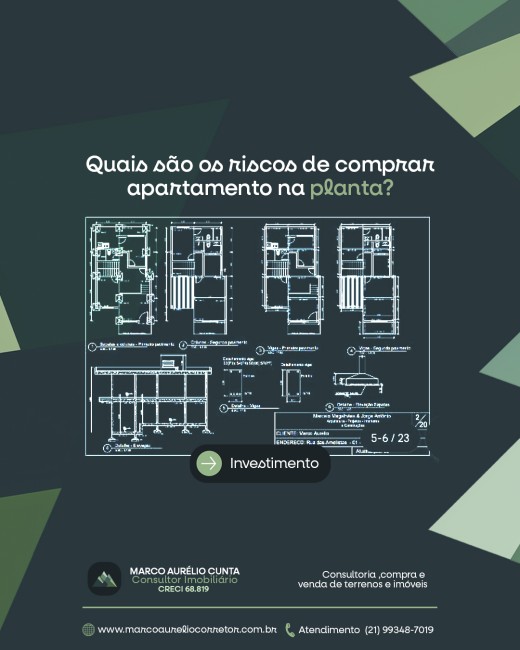 Quais são os riscos de comprar apartamento na planta?