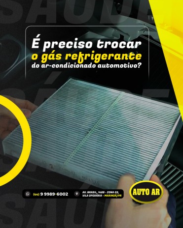 É preciso trocar o gás refrigerante do ar-condicionado automotivo?