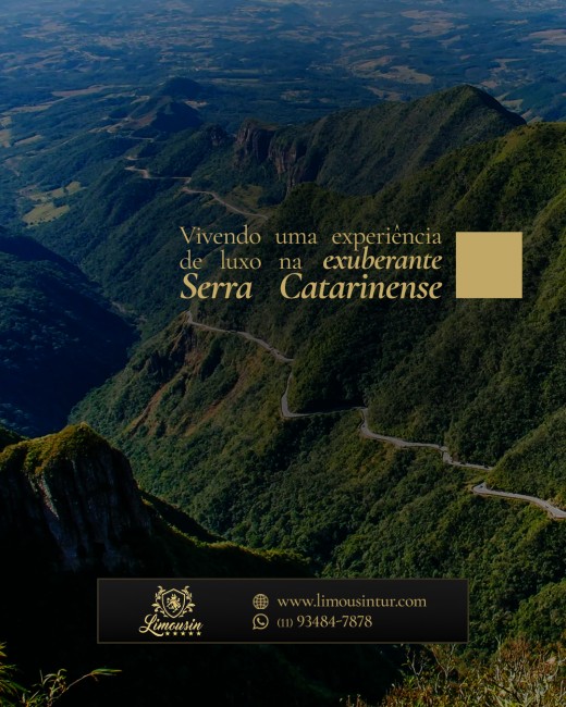 Vivendo uma experiência de luxo na exuberante Serra Catarinense