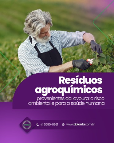 Resíduos agroquímicos provenientes da lavoura: o risco ambiental e para a saúde humana