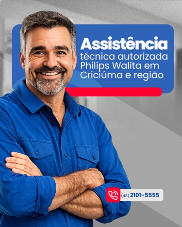 Assistência técnica autorizada Philips Walita em Criciúma e região