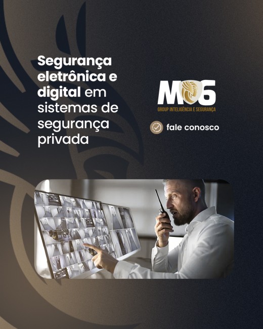 Segurança eletrônica e digital em sistemas de segurança privada