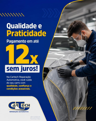 Qualidade e Praticidade: Pagamento em até 12x!
