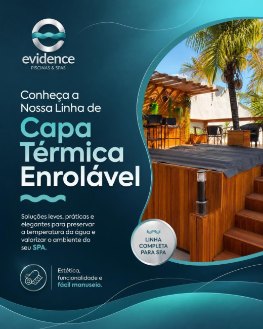 Conheça a Nossa Linha de Capa Térmica Enrolável