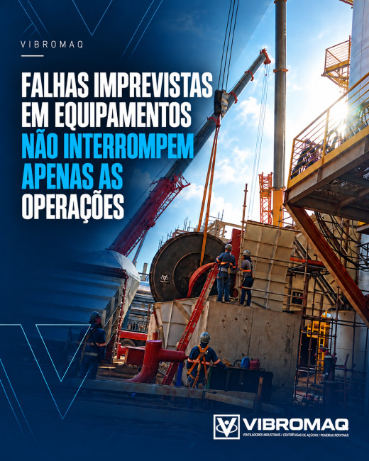 Falhas imprevistas em equipamentos não interrompem apenas as operações