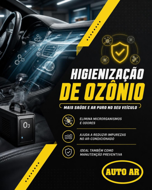 Como a Higienização de Ozônio Pode Beneficiar Seu Veículo