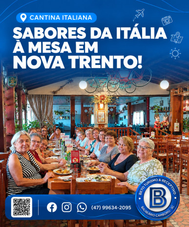 Sabores da Itália à mesa em Nova Trento!