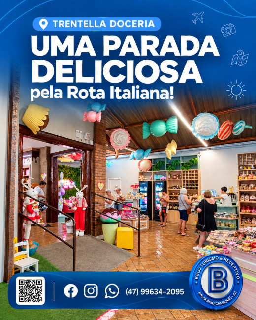 Uma parada deliciosa pela Rota Italiana!