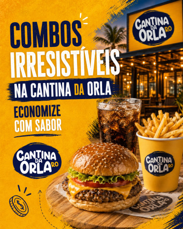 Combos Irresistíveis na Cantina da Orla Economize com Sabor