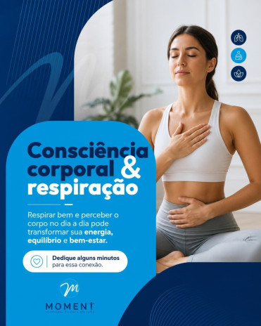 Dicas de consciência corporal e respiração