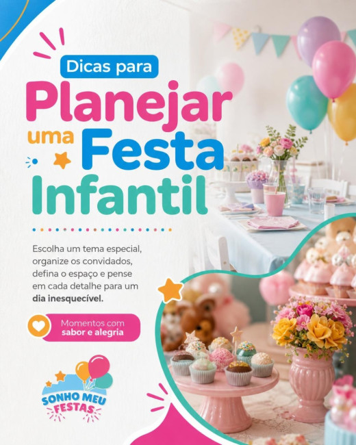 Dicas para Planejar uma Festa Infantil