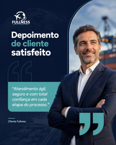 Depoimento de cliente satisfeito