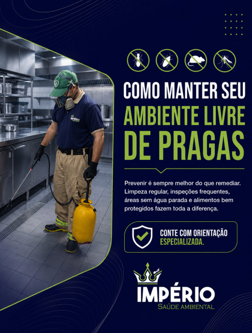 Como manter seu ambiente livre de pragas