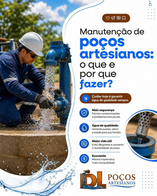 Manutenção de poços artesianos: o que e por que fazer?
