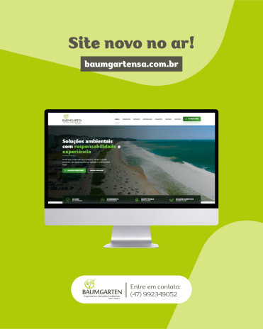 Site novo no ar!
