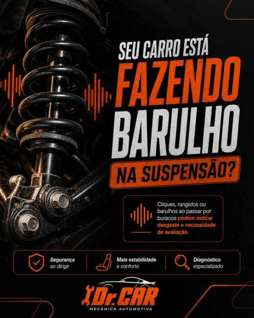 Seu carro está fazendo barulho na suspensão?