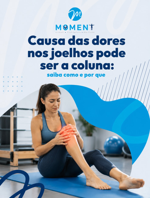 Causa das dores nos joelhos pode ser a coluna: saiba como e por que